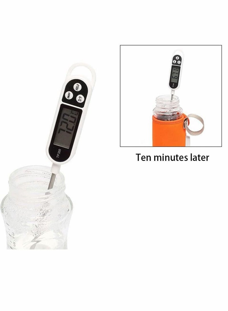 Bottle Warmer Bag Milk Cover Feeding Heated Portable Beverage Baby for Car Travel Shopping (Orange)