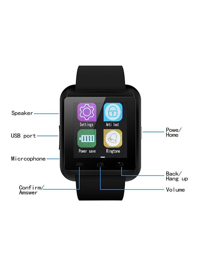 Bluetooth Smart Wrist Watch Black