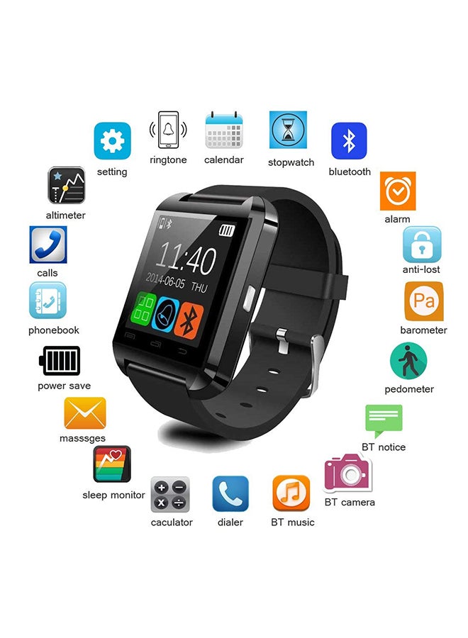 Bluetooth Smart Wrist Watch Black