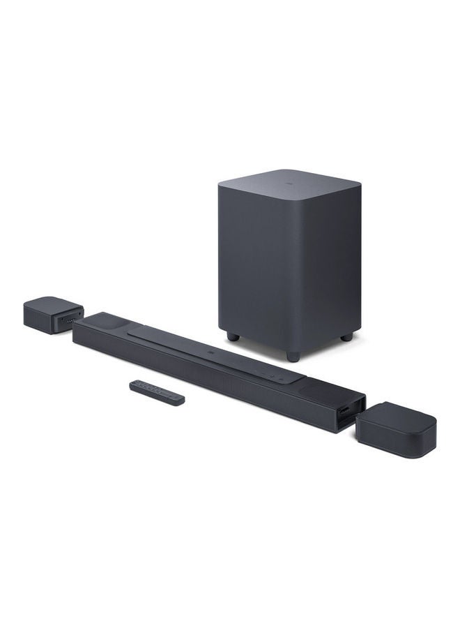 Bar 800 5.1.2 Channel Soundbar With Detachable Surround Speakers Jblbar800Problkuk Black