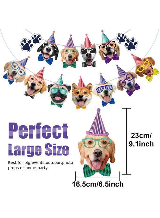 Dog Birthday Banner Birthday Garland Dog Theme Party Bunting Decoration Baby Shower Party Supplies (Dog)