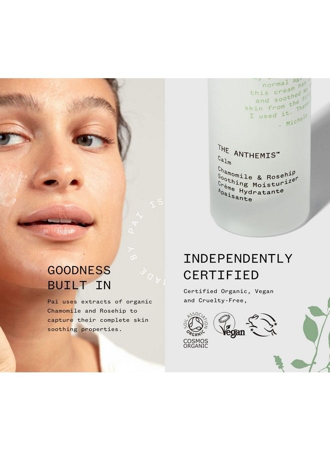 The Anthemis: Organic Chamomile + Rosehip Soothing Facial Moisturizer | Natural Vegan Sensitive Skincare (1.7 Fl Oz | 50 Ml)