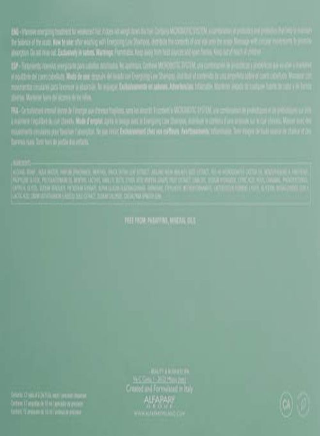 Semi Di Lino Scalp Renew Energizing Lotion For Thinning Hair Strengthens Redensifies And Stimulates Hair Fiber Professional Salon Quality Package Of 12 Vials