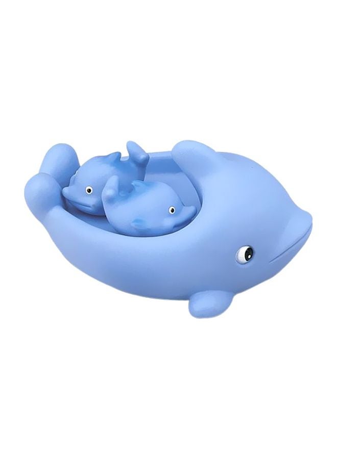 4-Piece Dolphin Floatie Bath Toy