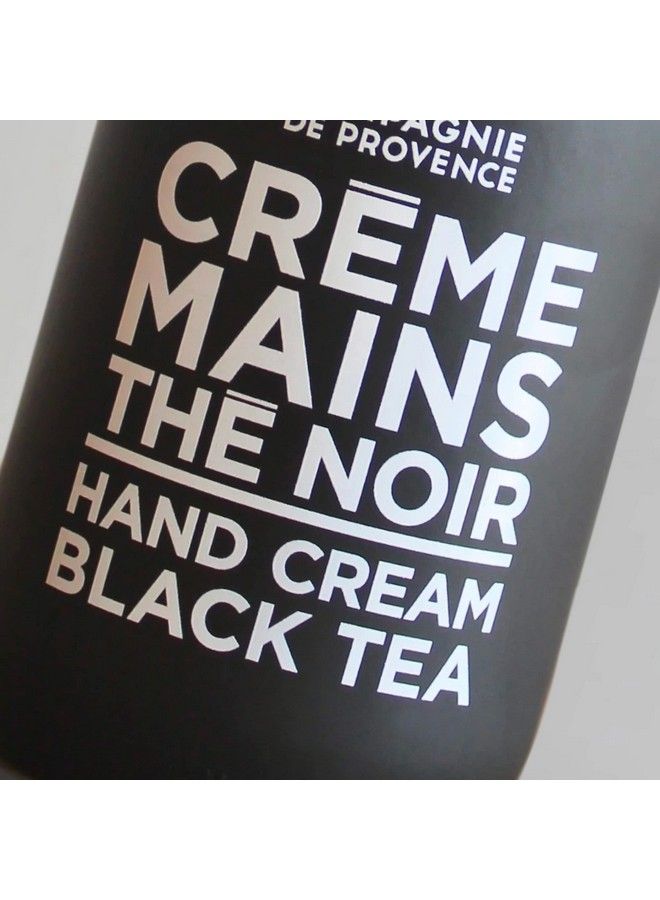 Compagnie De Provence Luxury Hand Cream Black Tea 10 Fl Oz Glass Pump Bottle