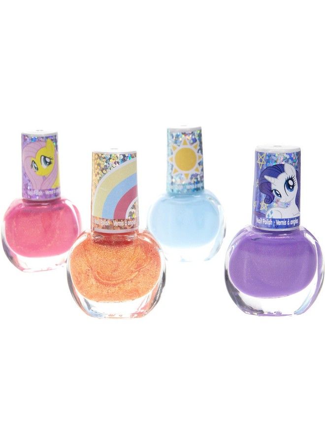 My Little Pony Nontoxic Water Based Peeloff Nail Polish Set With Glittery And Opaque Colors For Girls Kids Teens Ages 3+ Perfect For Parties Sleepovers And Makeovers 18 Pcs