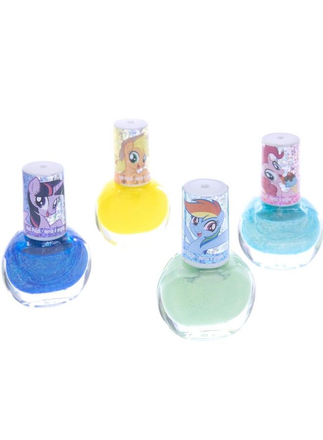 My Little Pony Nontoxic Water Based Peeloff Nail Polish Set With Glittery And Opaque Colors For Girls Kids Teens Ages 3+ Perfect For Parties Sleepovers And Makeovers 18 Pcs