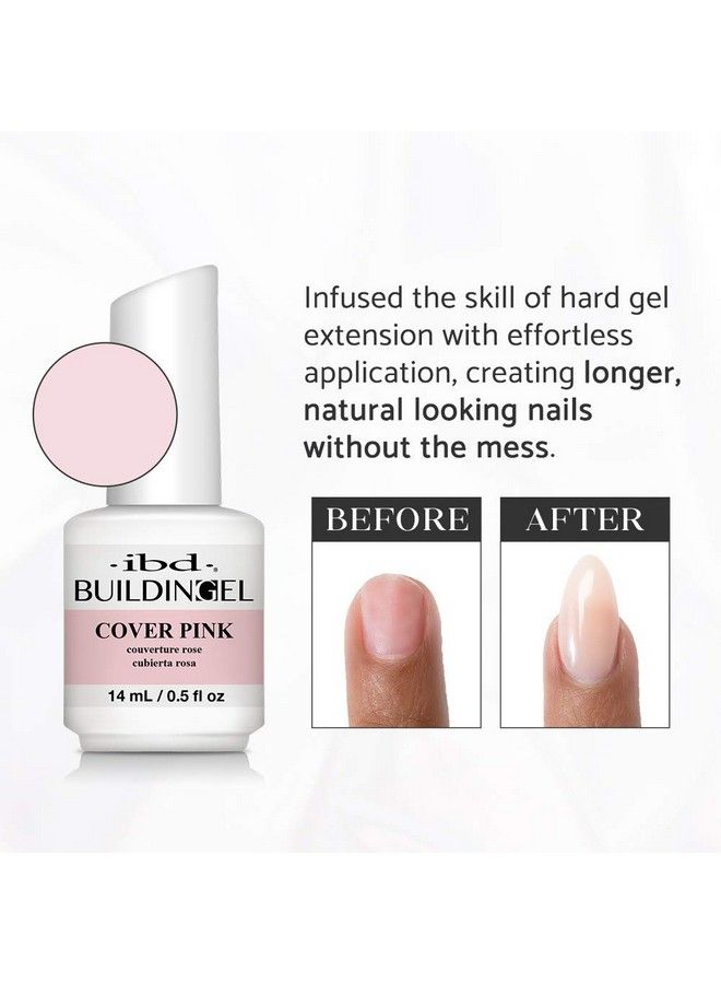 Building Gel Hard Gel Nail Extension Cover Pink 0.5 Oz