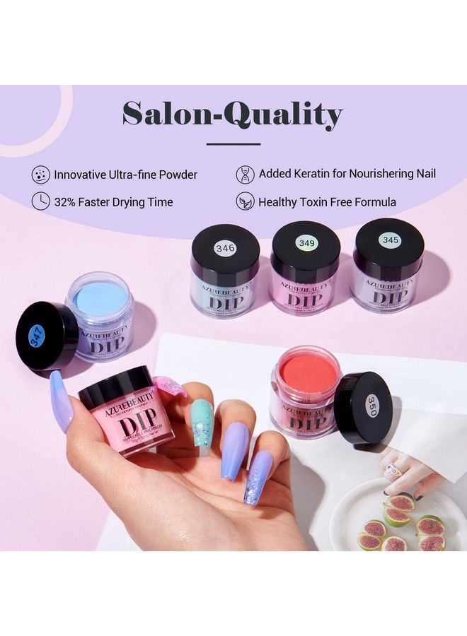 Color Changing Dip Powder Nail Set Grey Blue Green Pink Red 6 Pcs Trend Ombre Temperature Mood Dipping Powder French Nail Art Manicure Diy Salon Gifts No Need Nail Lamp Cured