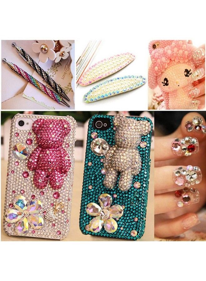 15000 Pcsbox Nail Art Rhinestones15 Colors 3Mm Flatbottomed Round Nail Rhinestones Glitter Crystal Gem Rhinestonediy Decoration Accessories