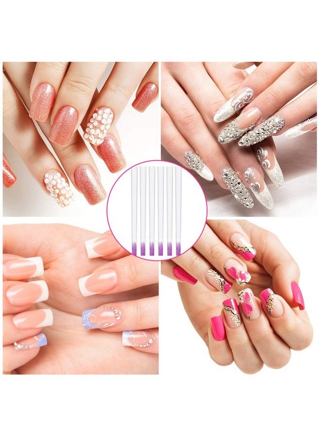 100 Pieces Fiber Nail Kit Nail Fiberglass Extension Set Nail Extension Fiber Kit For Nail Extension Fibers Quick Extension Nail Shaping Material False Nails Fake Tips Manicure Salon Tool