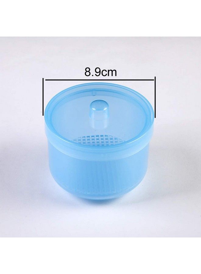 1 Piece Nail Art Tool Cleaning Cup Nail Art Tool Sterilizer Cup Nail Tools Cleaning Tray Box Container Net Basket Case Manicure Tools Jar Soak Box For Nail Art Accessories Blue