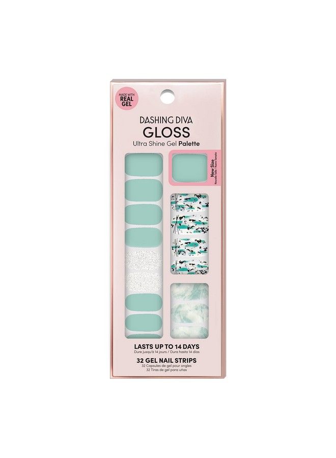 Gloss Nail Strips Desert Quartz Uv Free Chip Resistant Long Lasting Gel Nail Stickers Contains 32 Nail Wraps 1 Prep Pad 1 Nail File