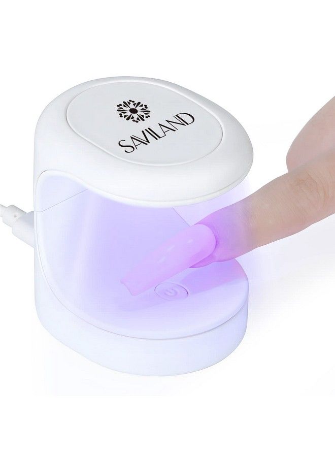 Mini Nail Lamp Quickdry Gel Nail Lamp 16W Portable U V Light For Easy And Fast Nail Extension U V Led Curing Lamp For Manicure Starters Diy Nail Art