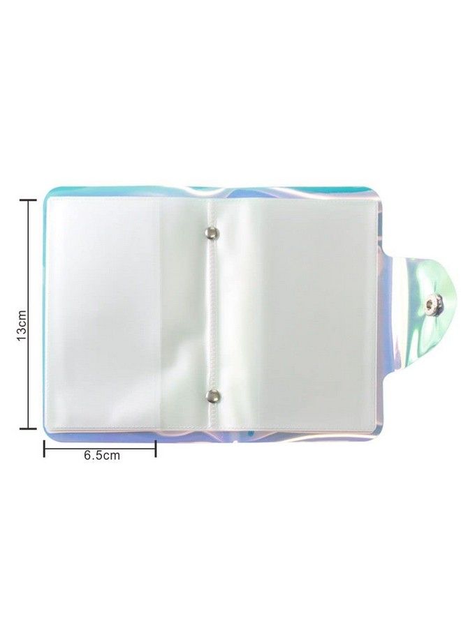 20 Slots Stamping Nail Art Light Blue Nail Art Stamp Plate Collection Pvc Clear Color Image Plate Organizer For 6X12Cm Size Stamping Plate Collection