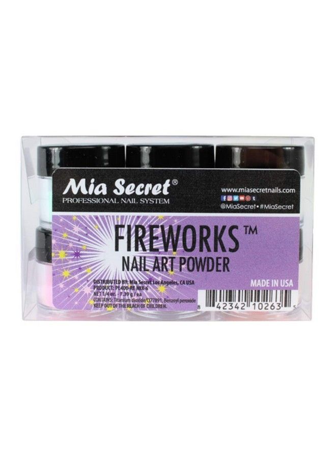 Cret Nail New Acrylic Art Powder New Collection Fireworks Made In Usa
