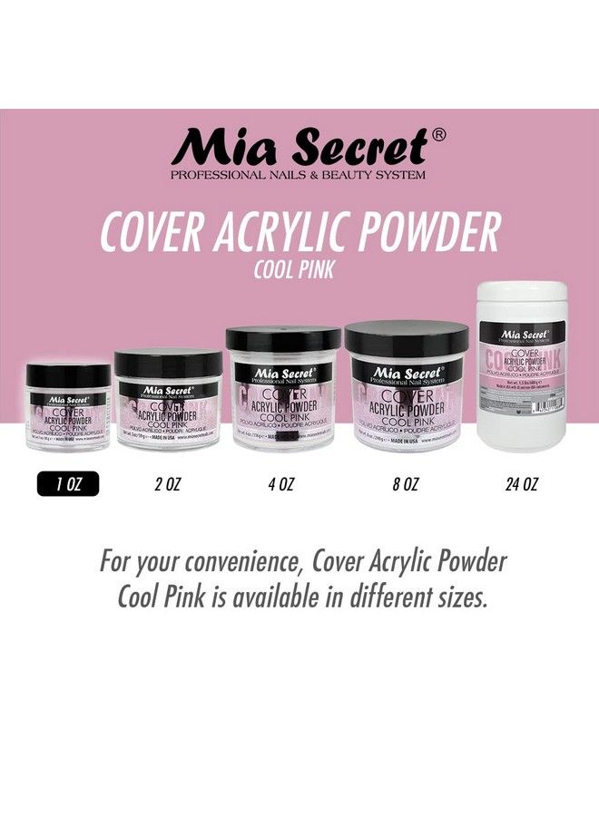 Acrylic Powder Cover Cool Pink 1 Oz.