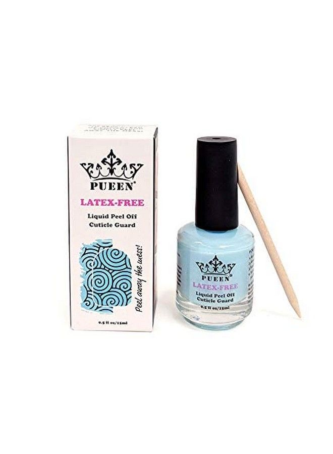 New Latex Free Liquid Tape Peel Off Cuticle Guard Skin Barrier Protector Nail Art Odor Free 15Ml Blue Bh000929