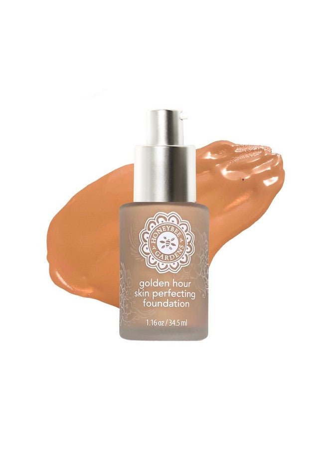 Golden Hour Skin Perfecting Fiji (Medium Tan Neutral) Liquid Foundation ; Luxurious Golden Hour Radiance, 34.5Ml;1.16 Fl Oz