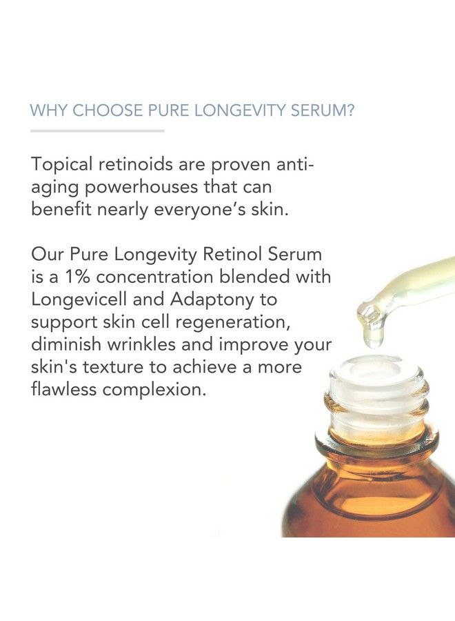 Retinol Face Serum by Pure Body Naturals Retinol Serum with Witch Hazel Myrtle Oil and Ginseng AgeDefying Wrinkle Cream and Dark Spot Corrector for Eye Skin and Face Wrinkles 1 Fl Oz