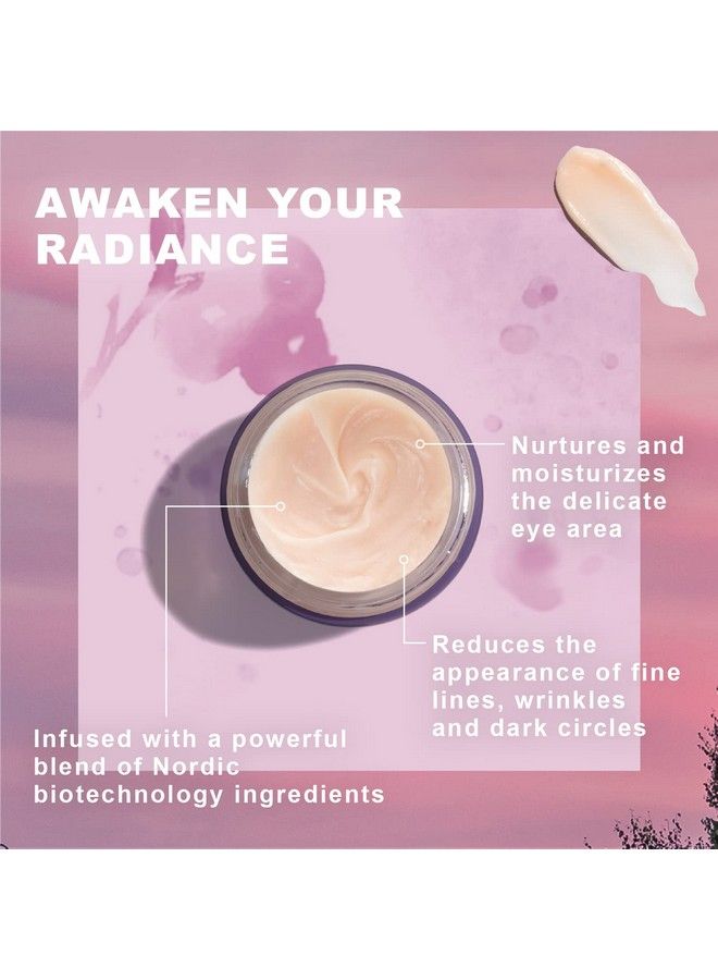 Ajaton Nordic Ageless Eye Cream Anti Aging Eye Cream Reduces Fine Lines And Wrinkles Antioxidant Formula Nurtures & Moisturizes Under Eye Area Skin Firming Dark Circle Eye Cream (15Ml)