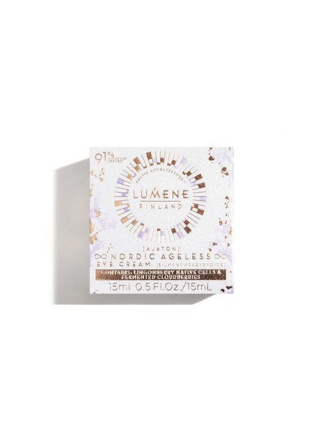 Ajaton Nordic Ageless Eye Cream Anti Aging Eye Cream Reduces Fine Lines And Wrinkles Antioxidant Formula Nurtures & Moisturizes Under Eye Area Skin Firming Dark Circle Eye Cream (15Ml)