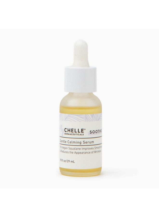 Gentle Calming Serum (098 Fl Oz) Face Serum With Vegan Squalane Mugwort Oil And Meadowfoam Oil Improves Smoothness And Elasticity Reduces Discomfort And Redness