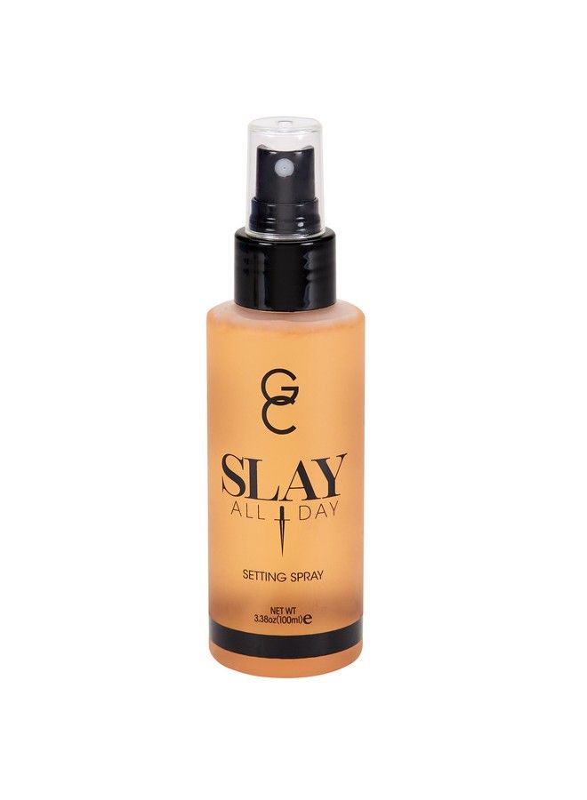 Slay All Day Makeup Setting Spray : Peach Scented : Matte Finish with Oil Control : Cruelty Free Long Lasting Finishing Spray 338oz (100ml)