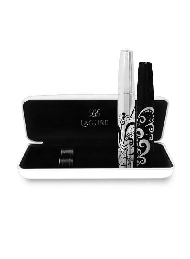400x Silk Fiber Lash Mascara Best for Thickening & Lengthening Eyelashes Premium Quality Last All Day Waterproof Smudge proof Hypoallergenic Includes Carry Case