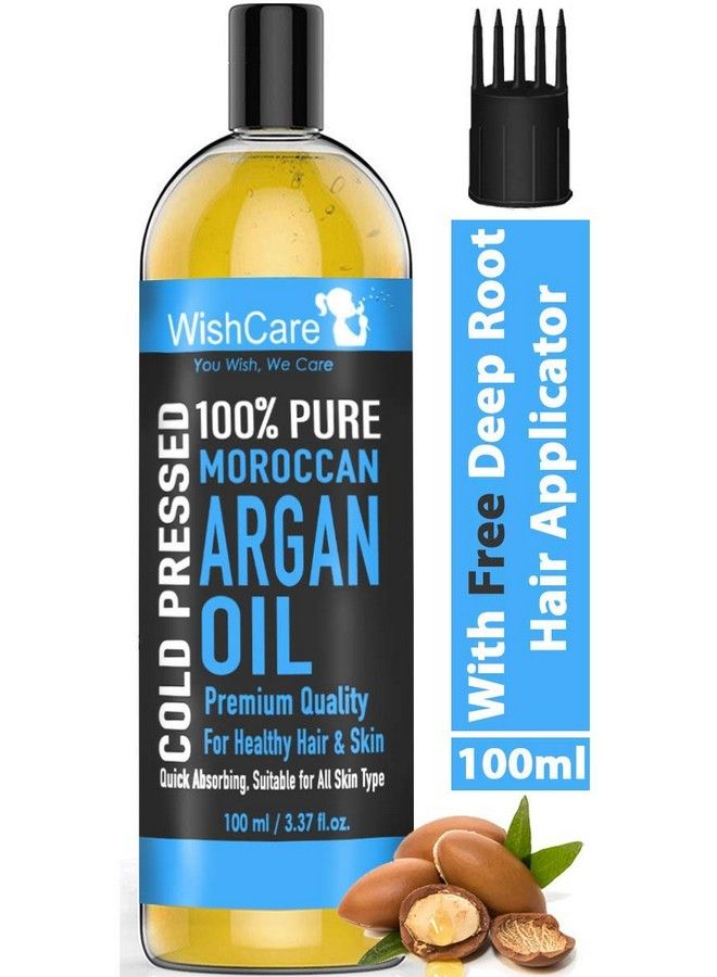 100% Pure Cold Pressed & Natural Moroccan Argan Oil For Healthy Hair & Skin 100 Ml