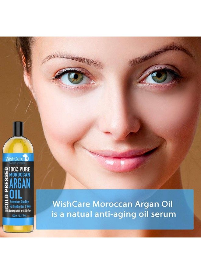 100% Pure Cold Pressed & Natural Moroccan Argan Oil For Healthy Hair & Skin 100 Ml