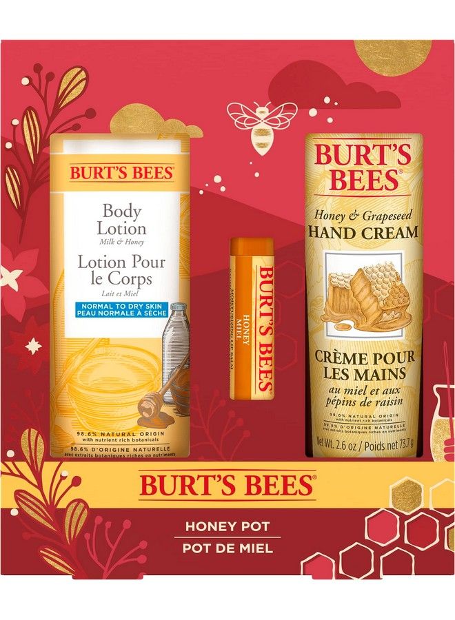 Burts Bees Honey Pot Gift Set 1 Ea