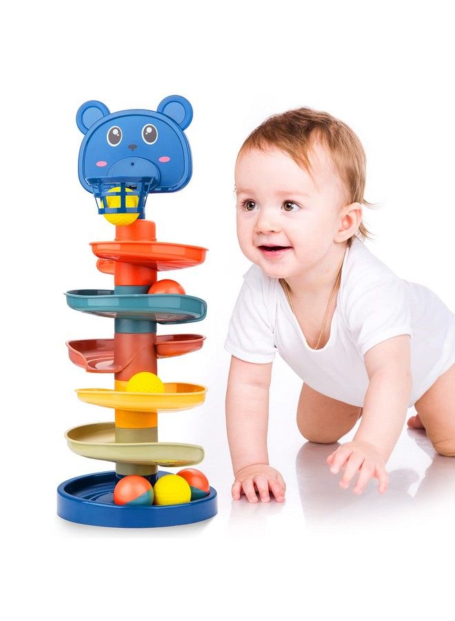 Ball Tower For Toddlers, Ball Drop And Roll Tower, Educational Development Toys For 2, 3, 4 Years Old Boys, Girls, Toddler Activities With 6 Balls