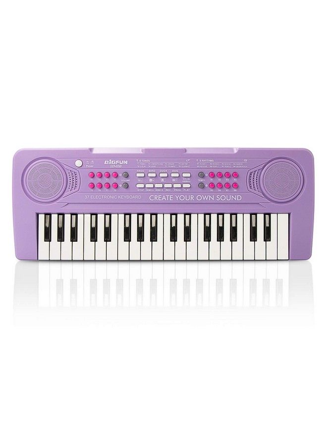 Kid Keyboard Piano 37 Keys Keyboard Piano Kids Multifunction Music Educational Instrument Toy Keyboard Piano For 3, 4, 5, 6, 7, 8 Girls And Boys (Purple)