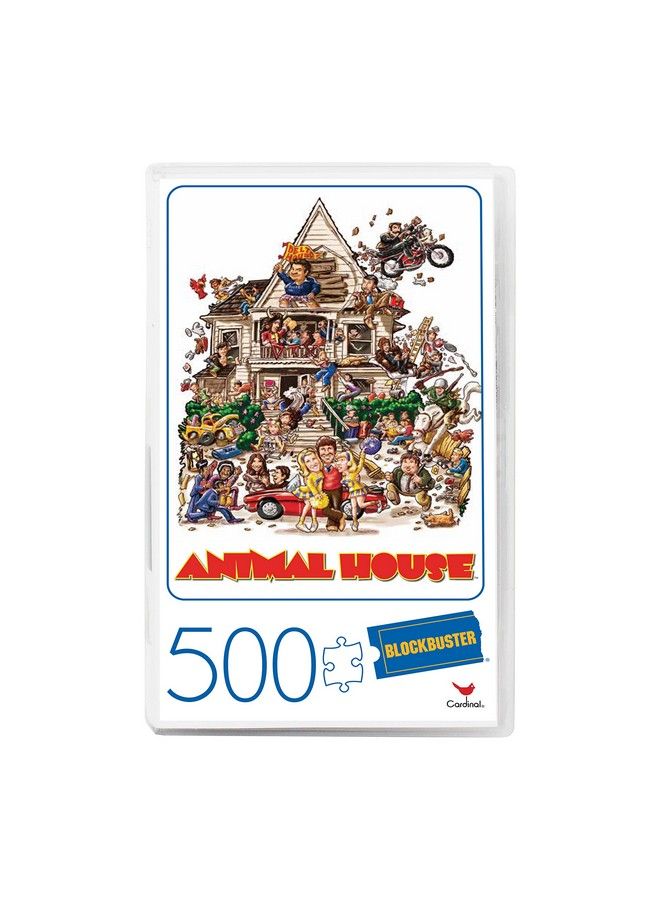 Animal House Movie 500Piece Puzzle In Plastic Retro Blockbuster Vhs Video Case