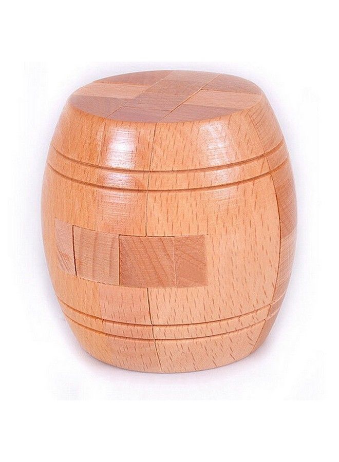 Handmade Powder Barrel Wooden Puzzles For Adults An Interlocking 3D Brain Teaser Puzzles For Adults Hidden Passage Works On A Classic Mechanical Puzzle Concept