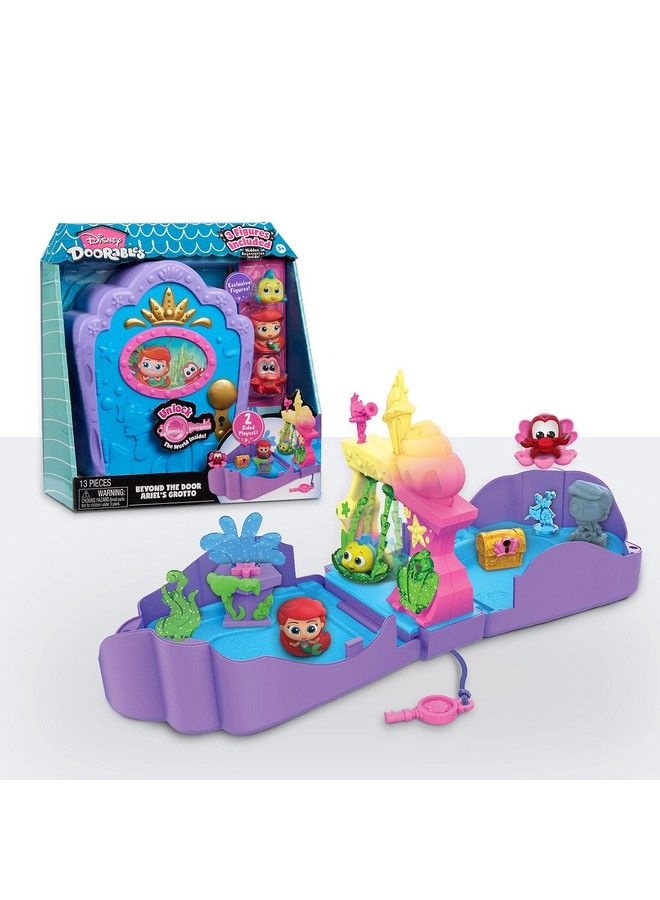 Beyond The Door Ariel’S Grotto Playset, Includes 3 Exclusive Disney The Little Mermaid Figures, 8 Accessories, And 1 Key, By Just Play