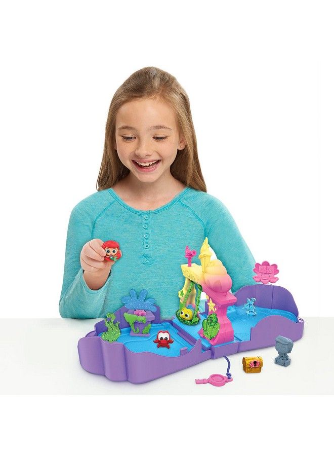 Beyond The Door Ariel’S Grotto Playset, Includes 3 Exclusive Disney The Little Mermaid Figures, 8 Accessories, And 1 Key, By Just Play