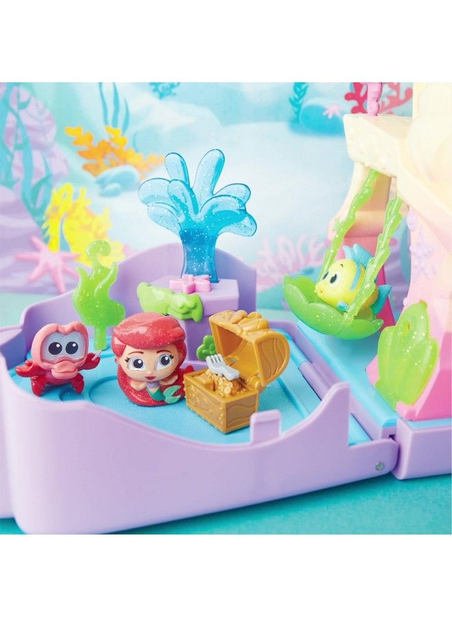 Beyond The Door Ariel’S Grotto Playset, Includes 3 Exclusive Disney The Little Mermaid Figures, 8 Accessories, And 1 Key, By Just Play