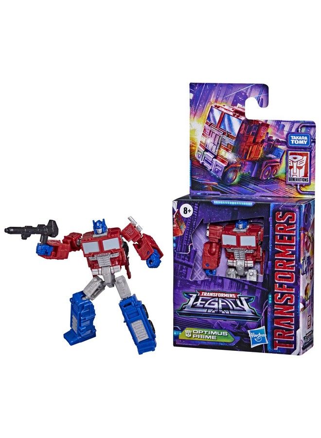Transformers Toys Generations Legacy Core Optimus Prime Action Figure Kids Ages 8 And Up, 3.5Inch