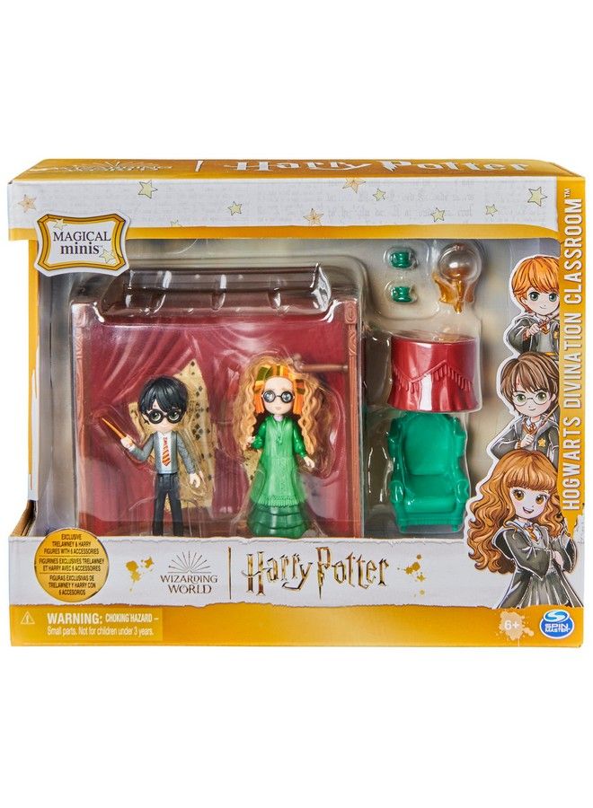 Harry Potter, Magical Minis Hogwarts Divination Classroom, 2 Exclusive Figures And 6 Accessories, Easter Basket Gifts, Kids Toys