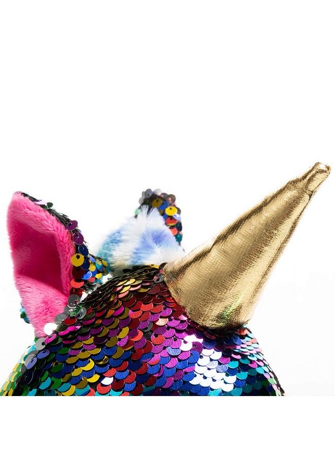 Sequins Unicorn Stuffed Animal Toy Reversible Rainbow Sequins Unicorn Gift For Kids 12 Inches