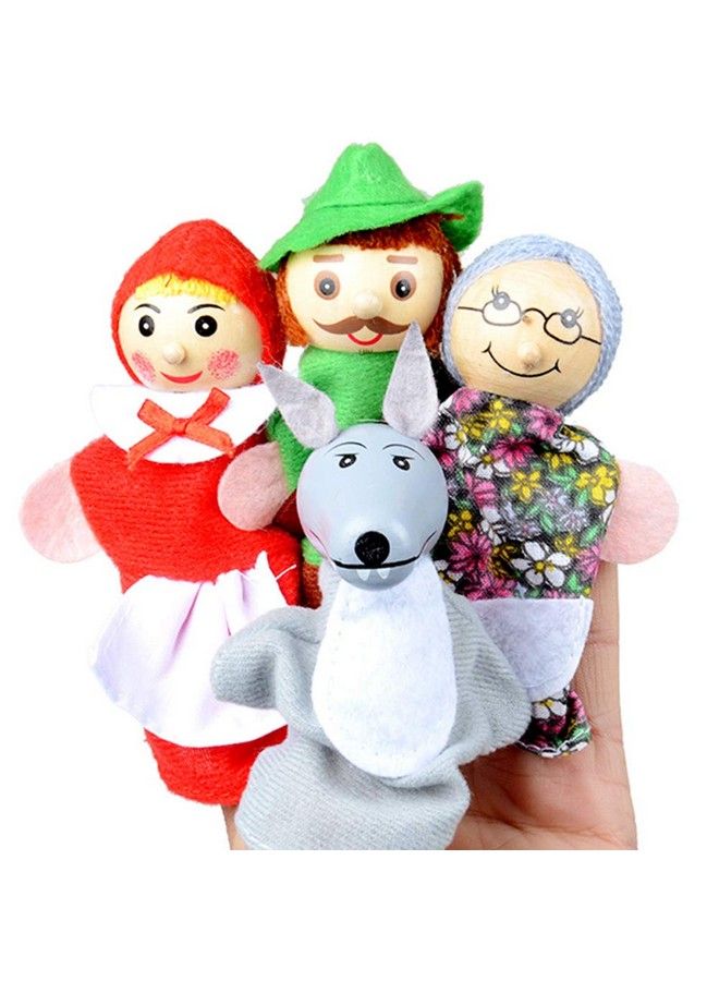Little Red Riding Hood Finger Puppet Story Toy, Storytelling Theater Doll For Toddlers Kids (Little Red Riding Hood)