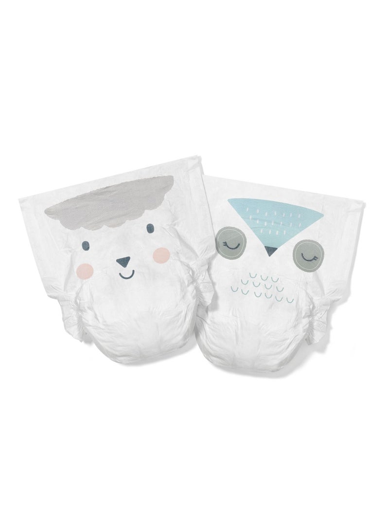 Eco Diapers Size 1 2-5kg, Pack of 4x40, 160 Count