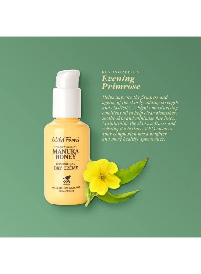 Manuka Honey Replenishing Day Crème 99% Natural 100 Milliliters