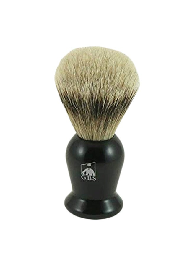 Shaving Brush With Brush Stand Black/Silver/Beige