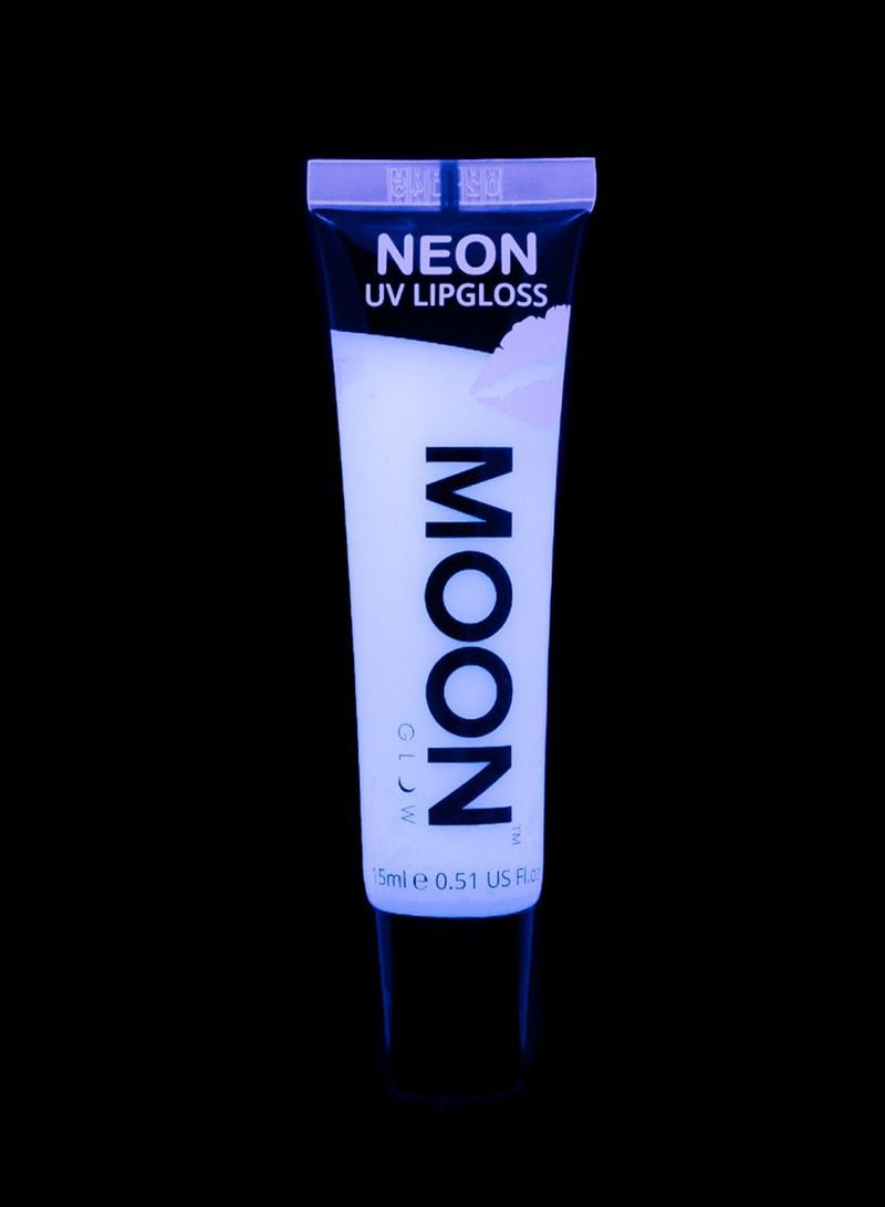 Blacklight Neon UV Lip Gloss Vanilla White