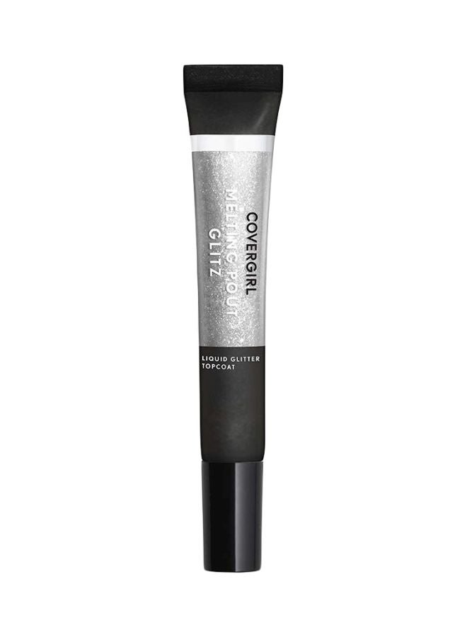 Melting Pout Glitz Liquid Glitter Topcoat Double Platinum