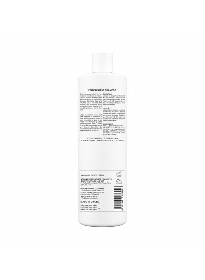 K9 Frizz Dismiss Shampoo 800Ml