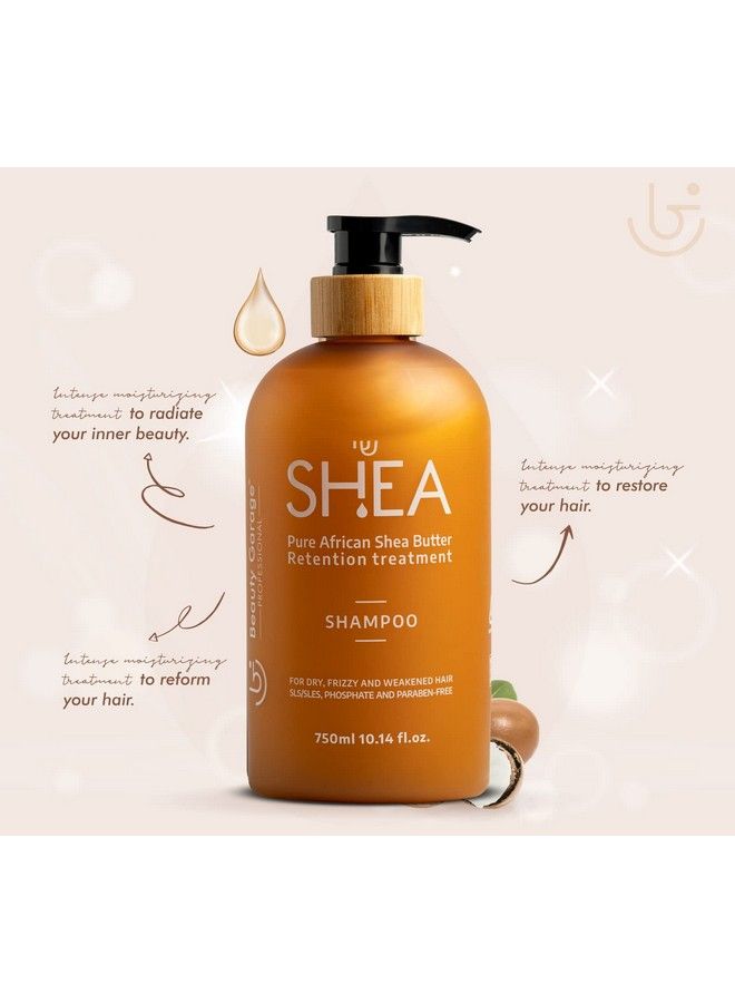 Pure African Shea Butter Retention Treatment Shampoo 750Ml